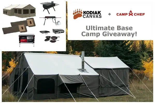Kodiak Canvas Ultimate Base Camp Giveaway: Win Free Outdoor Camping Package