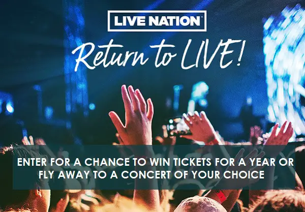 Win Tickets for a Year or Fly Away to a Concert Of Your Choice!