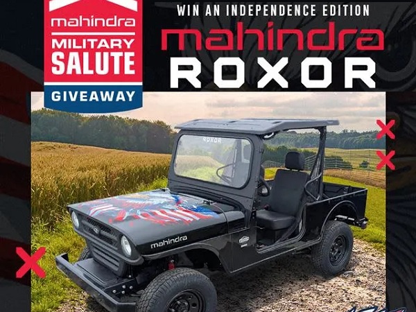 Mahindra ROXOR Sweepstakes – Win the Independence Edition