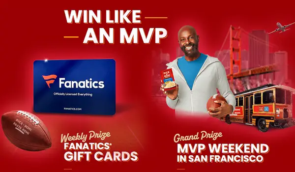 Mealtime’s MVP Sweepstakes: Win MVP Weekend in San Francisco or Fanatics Gift Cards!