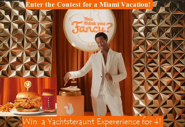 Popeyes TikTok Video Contest: Win Free Miami Vacation & Yacht Tour