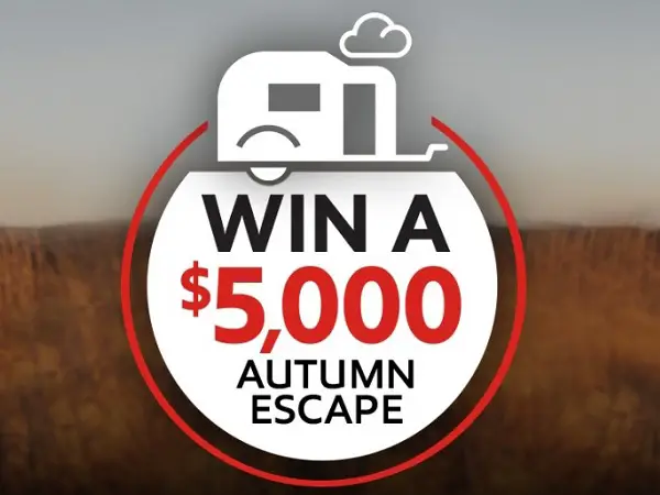 Mobil 1 Autumn Escape Giveaway: Win $5000 Cash (3 Winners)