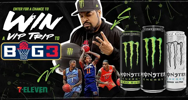 Monster Energy Sweepstakes: Win a Trip to BIG3 Celebrity Game