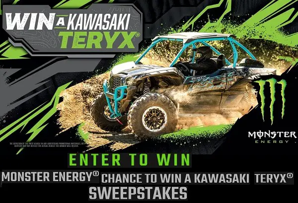 Monster Energy Kawasaki Teryx ATV Giveaway