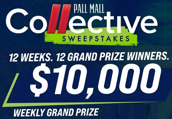 Pall Mall Collective Instant Win & Sweepstakes: Win $10k Cash or Gift Cards (4212 Winners)