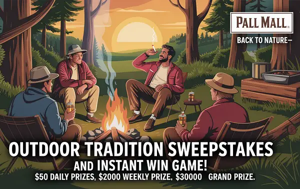 Pall Mall Back to Nature Giveaway: Win $30,000 Cash or Score 1 of 980 Instant Win Prizes!