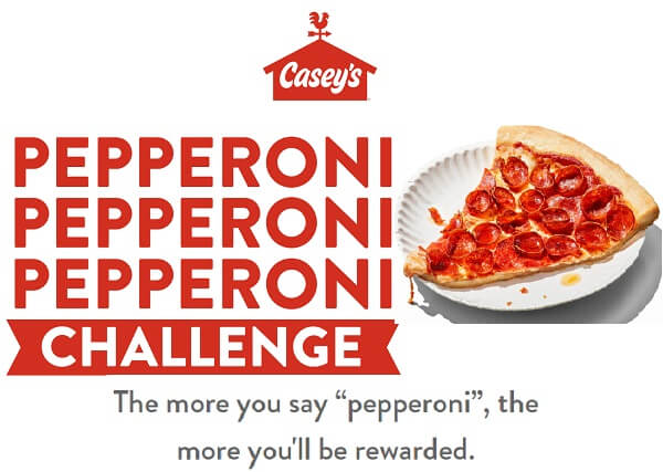 Casey's Pepperoni Challenge: Instant Win Free Pizzas & Casey’s Rewards Points (100K+ Prizes)