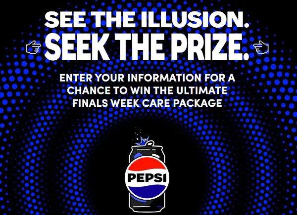 Pepsi Enjoy the Illusion Sweepstakes: Win the Ultimate Finale Week Care Package (40 Winners)
