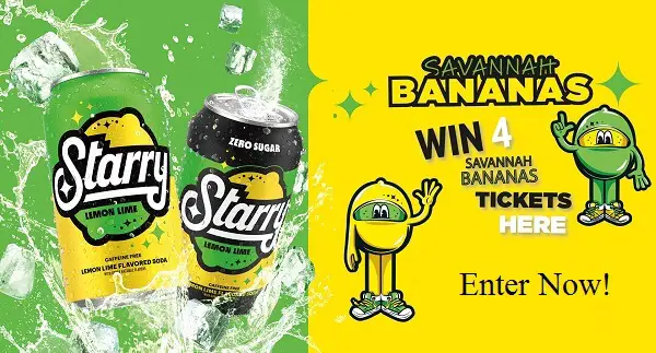Pepsi Savannah Bananas Game Tickets Sweepstakes (20 Winners)