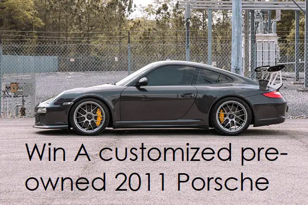 Win A Customized Pre-Owned 2011 Porsche GT3RS