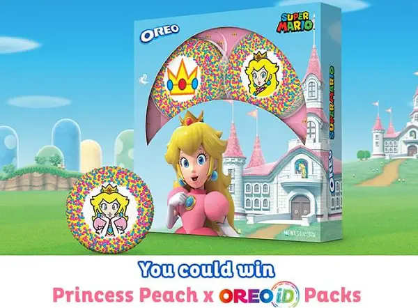 Oreo Super Mario Sweepstakes: Win a Free Pack of Princess Peach OREO Cookies (5000 Winners)