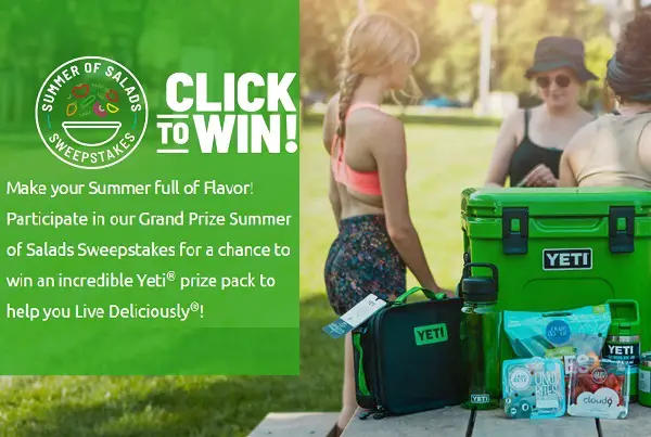 Summer of Salads Giveaway: Win Free Yeti Products, $50 Instacart gift cards & Pure Flavor Commodities