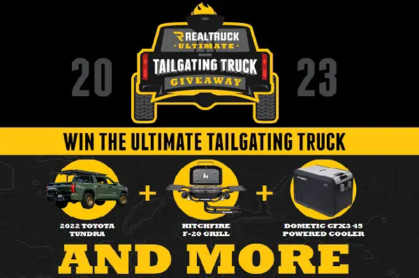RealTruck Giveaway: Win Toyota Tundra Truck, a Free Grill, Cooler & More