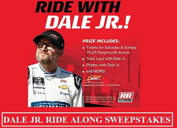 Richmond Raceway Dale Jr. Sweepstakes: Win Free Tickets to Motorsports Racing Events