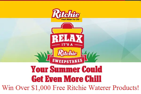 Ritchie fount Relax Sweepstakes: Win Free Waterers for Animals (2 Winners)