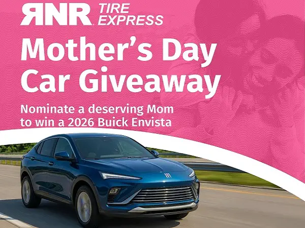 RNR Tires Mother’s Day Giveaway: Win a 2026 Buick Envista!