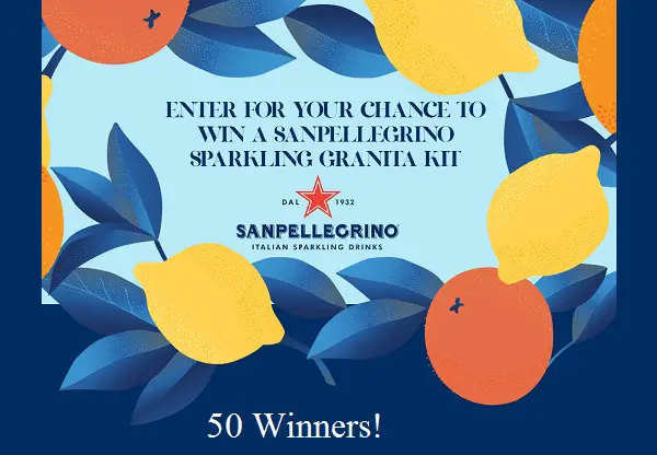 Sanpellegrino Granita Sweepstakes: Win Free Italian Drinks, Serving Glasses, Recipes & More