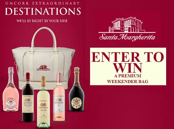 Santa Margherita Wines Weekender Bag Giveaway (500 Winners)