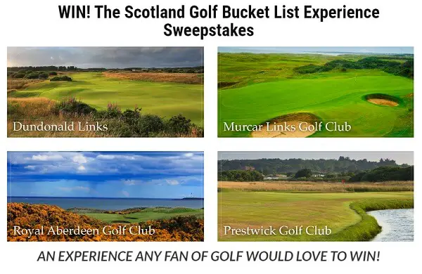 Scotland Golf Vacation Giveaway: Win a Free Golf Getaway, Free Tickets & More