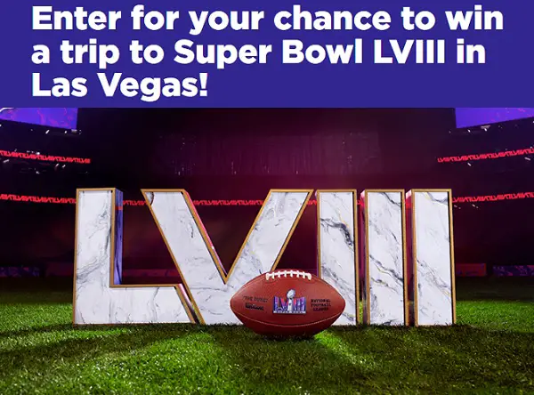 SiriusXM Super Bowl Sweepstakes 2023: Win a trip to Super Bowl LVIII in Las Vegas! (2 Winners)