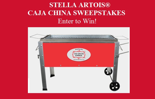 Stella Caja China Sweepstakes: Win a Grilling Roaster Box