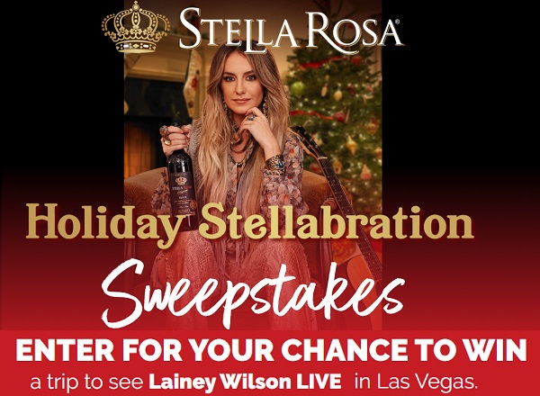 Stella Rosa Wines Holiday Stellabration Trip Giveaway: Win a Trip to Lainey Wilson Concert
