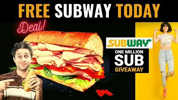 Subway Million Sandwich Giveaway: Win Your Free 6’’ Sub! (1,000,000 Prizes)