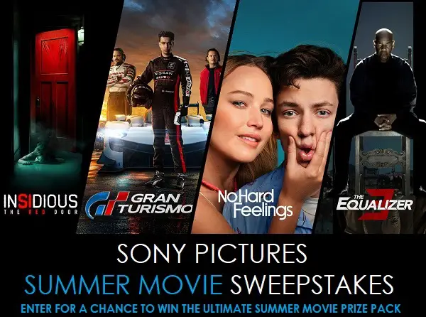 Sony Pictures Summer Movie Sweepstakes: Win Free Movie Prize Pack!