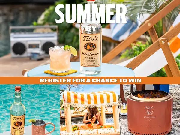 Summer X Tito's Sweepstakes (425 Winners)