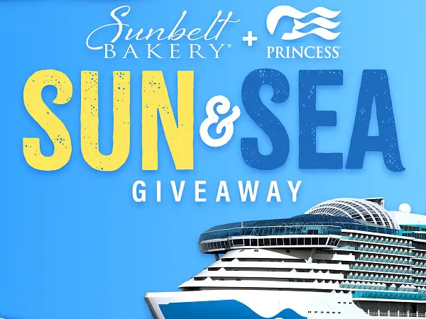 Sunbelt Bakery Sun and Sea Giveaway: Win Princess Cruises Vacation!