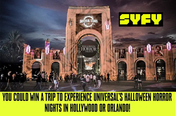 SYFY Universal Sweepstakes: Win a Trip to Universal Studios Halloween Horror Nights
