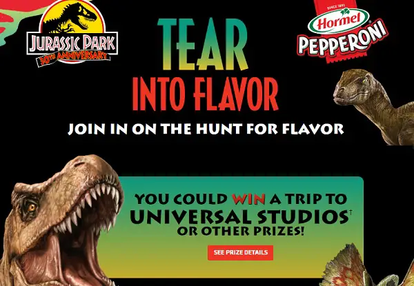 Tear into Flavor Sweepstakes: Win a free trip to Universal Studios Hollywood or Other Prizes!