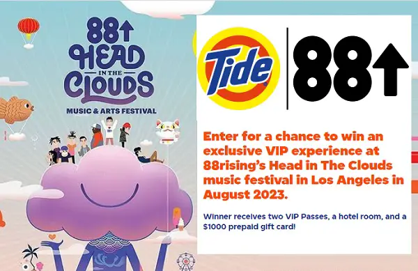 Win Trip to Attend LA Head in The Clouds music festival in Los Angeles!