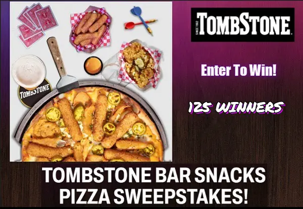 Tombstone Bar Snacks Pizza Giveaway (125 Winners)