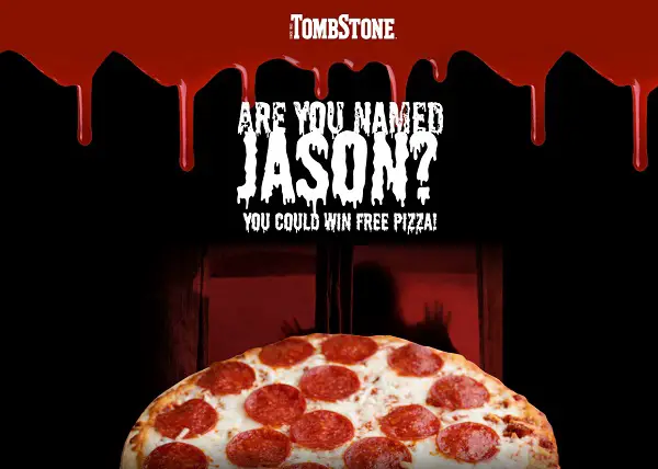 Tombstone Pizza for Jason Halloween Giveaway: Win a Trip & Free Pizzas (500+ Winners)