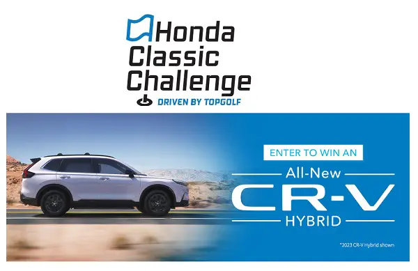 Topgolf Honda Classic Challenge Sweepstakes: Win a 2026 Honda Hybrid Vehicle