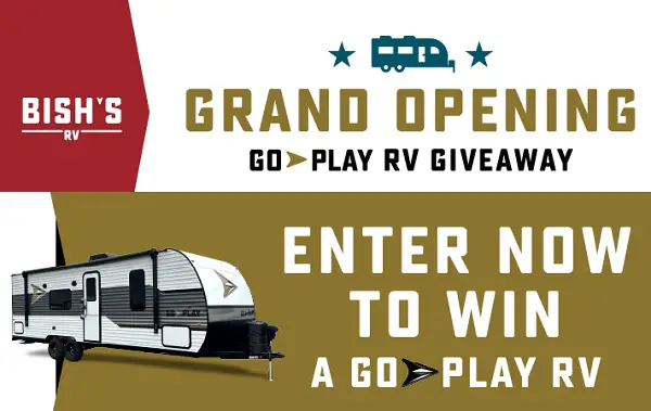 Bish's RV Giveaway 2023: Win Travel Trailer for Free!
