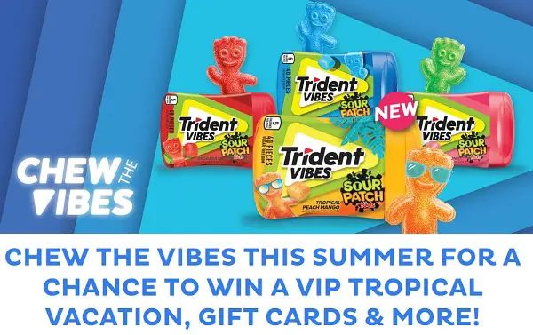 Trident Chew the Vibes Sweepstakes: Win a Trip to Bahamas