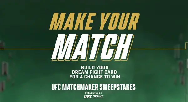 UFC Matchmaker Sweepstakes: Win Free Trips to Las Vegas & New York, or $500 UFC Store Gift Cards