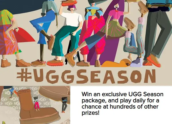 UGG Season Sweepstakes: Instant Win Free Shoes, Coupons & Rewards Points (300+ Winners)