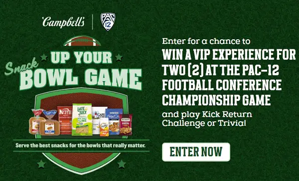 Win a Trip to Pac-12 Football Conference Championship Game
