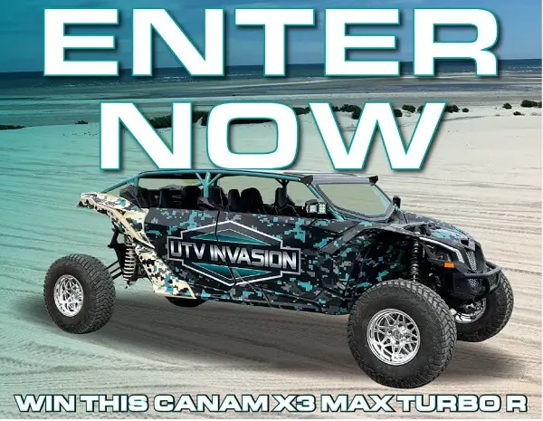 Win UTV Invasion Can-Am Maverick x3 Turbo Giveaway