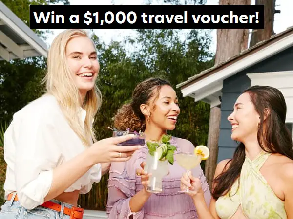 Van Gogh Vodka's Sweepstakes: Win $1000 Travel Voucher (Monthly Winner)