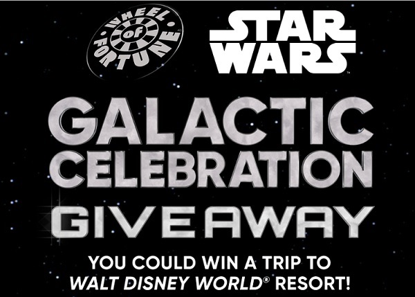 Wheel of Fortune Galactic Celebration Sweepstakes: Win a Trip to Walt Disney World Resort (Daily Prize Winners)
