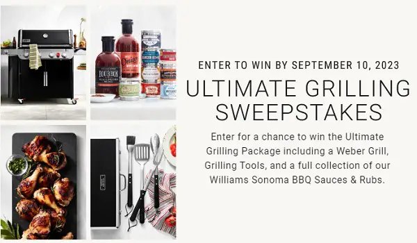 Williams Sonoma Ultimate Grilling Giveaway
