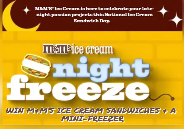 Win Ice Cream Sandwiches & Mini-freezer Giveaway (3 Winners)