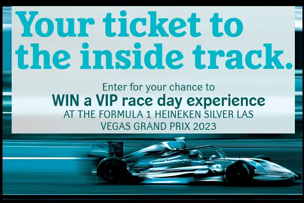 Win a Trip to Grand Prix Race Event (6 Winners)