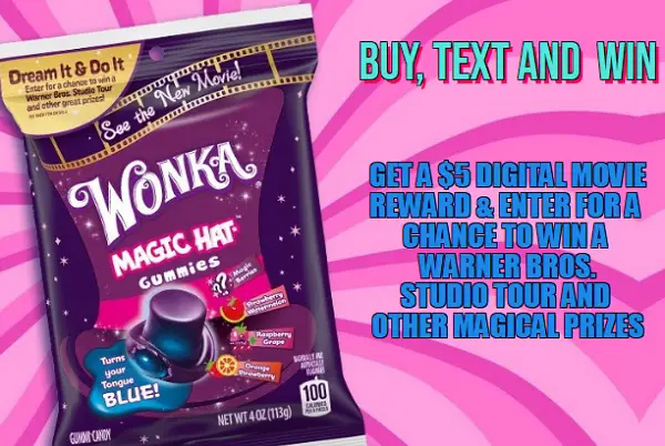 Wonka Movie Sweepstakes: Win a Warner Bros.Studio Tour or Briefcase (202 Winners)