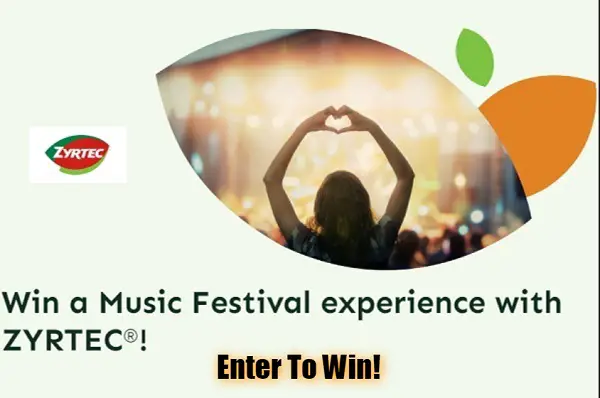Zyrtec Music Festival Tickets Giveaway: Win a Trip & Free Tickets