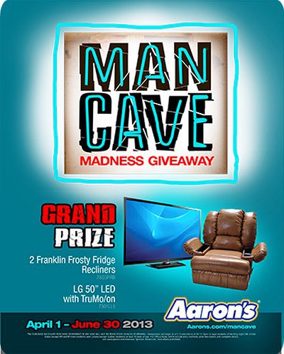 Aarons.com Man Cave Madness Giveaway